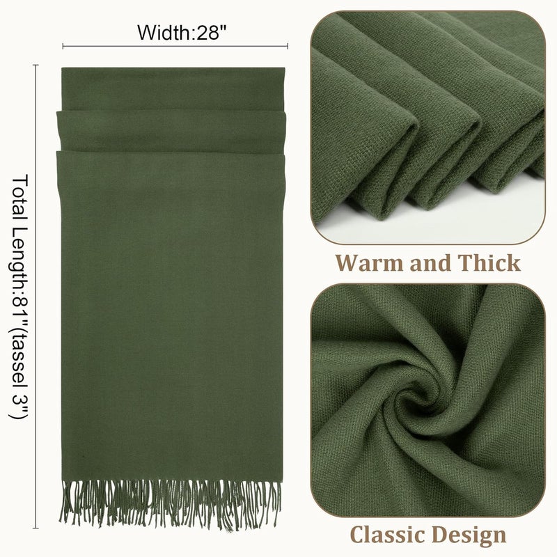 Darller Winter Scarf for Women Pashmina Shawls and Wraps for Evening Dresses Wedding Party Bridesmaid Warm Long Scarves Shawl - Image 2